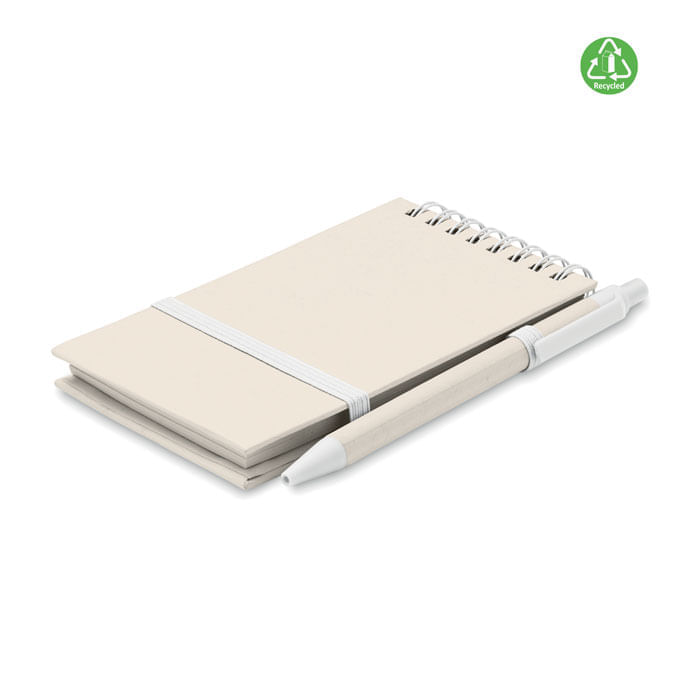 Notes A6 din carton reciclat Notes A6 din carton reciclat
