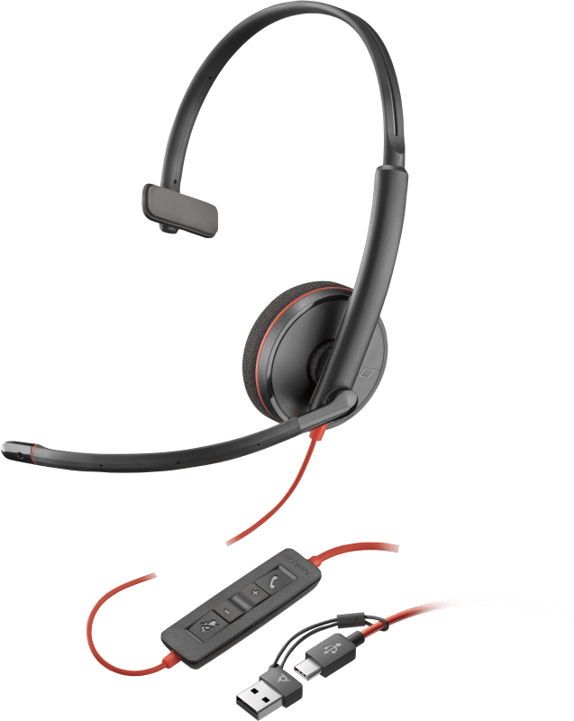 Poly BW 3210 Mono USB-C HS +USB-C/A