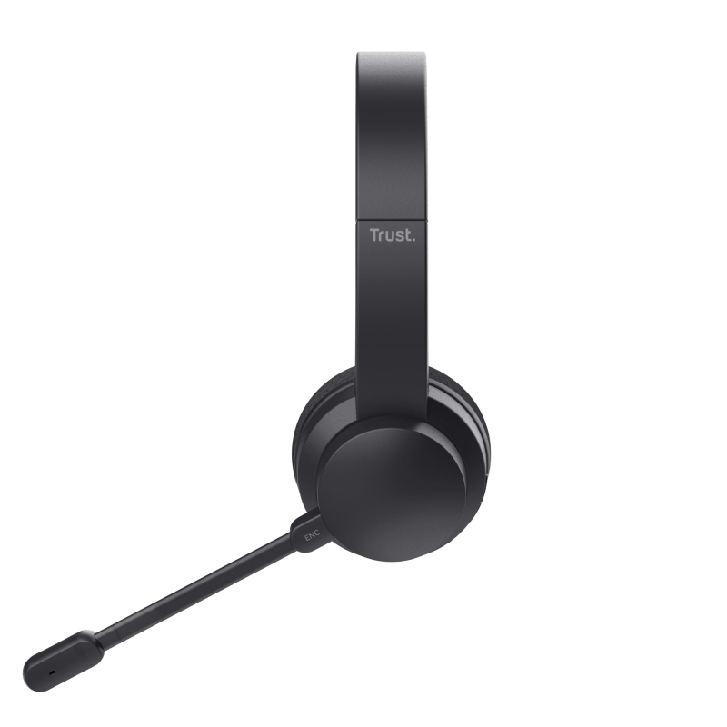 Casti Trust Ayda WS ENC, negru