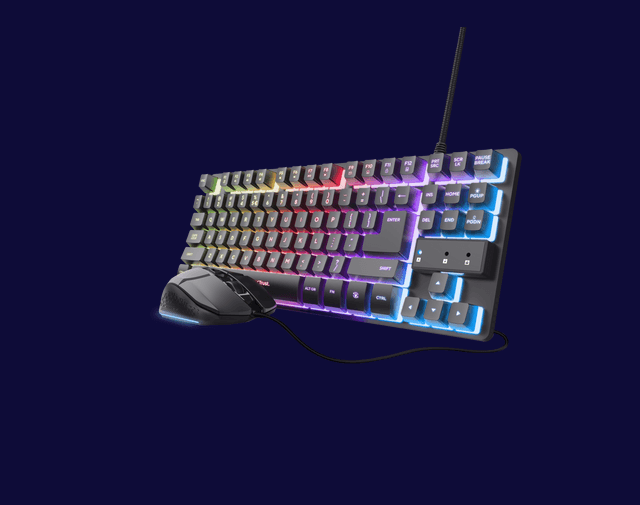 Kit Trust Wireless GXT 798 2-in-1, negr