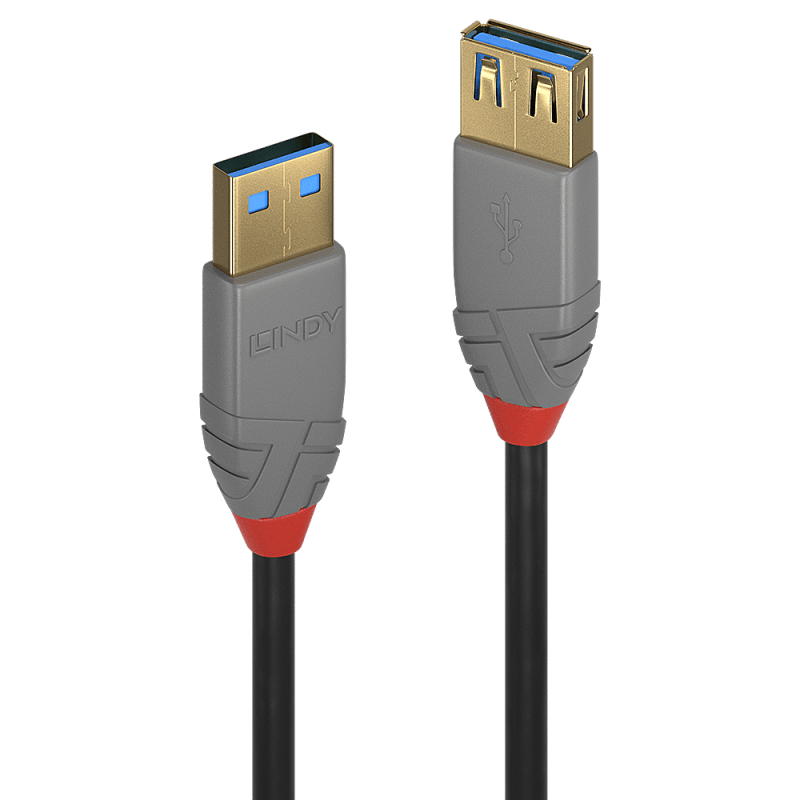 Cablu Lindy 0.5m USB 3.2 Gen1 Ext A/A An