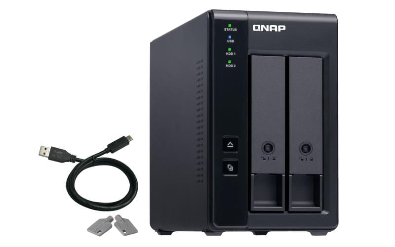 EXT USB QNAP TR-002 2BAY SATA TWR EXT USB QNAP TR-002 2BAY SATA TWR