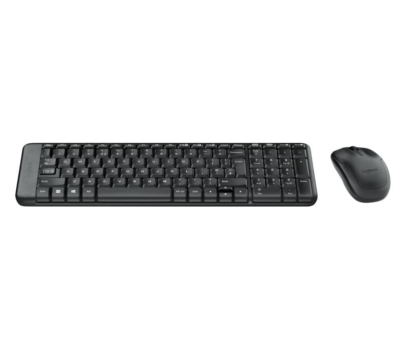 Kit tastatura si mouse wireless Logitech MK220 negru