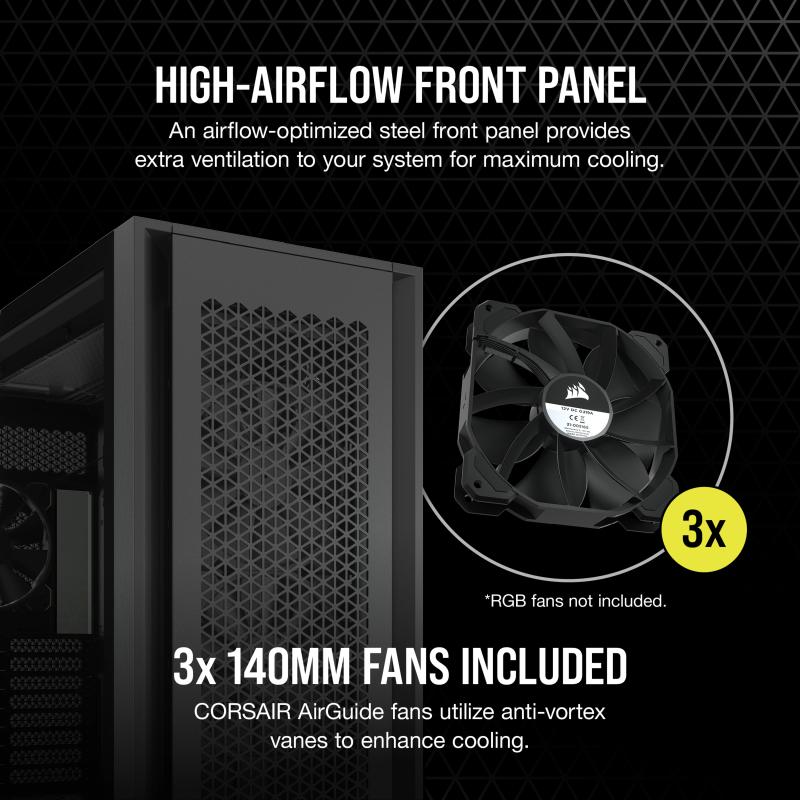 CR Case 7000D AIRFLOW Full-Tower Bk CR Case 7000D AIRFLOW Full-Tower Bk