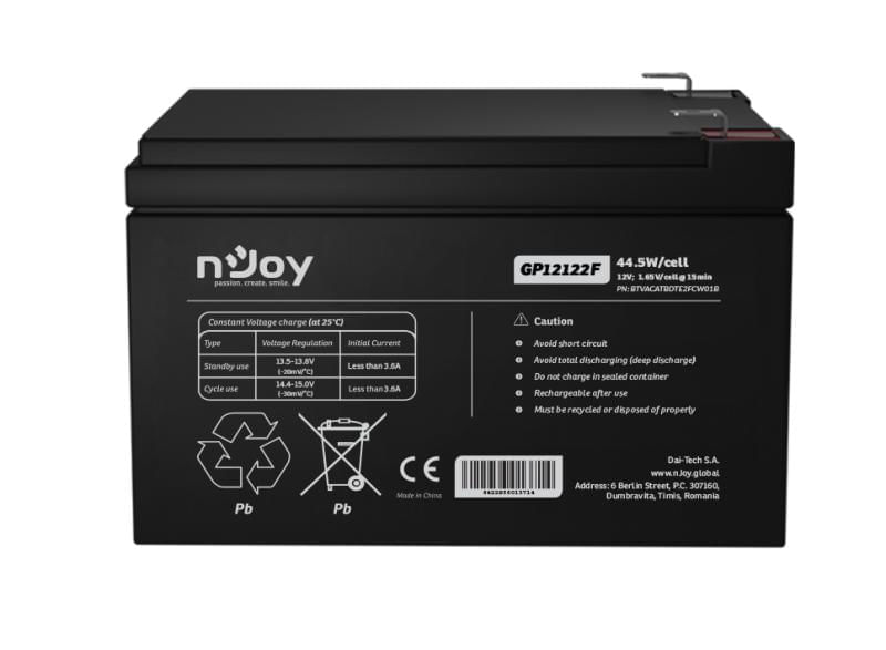ACUMULATOR NJOY GP12122F 12V