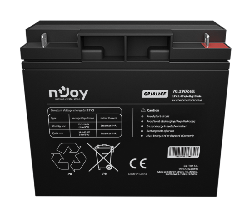 ACUMULATOR NJOY GP1812CF 12V