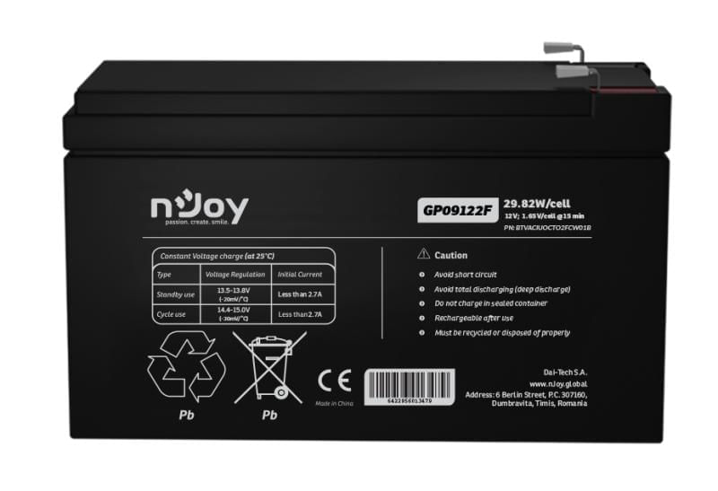ACUMULATOR NJOY GP09122F 12V