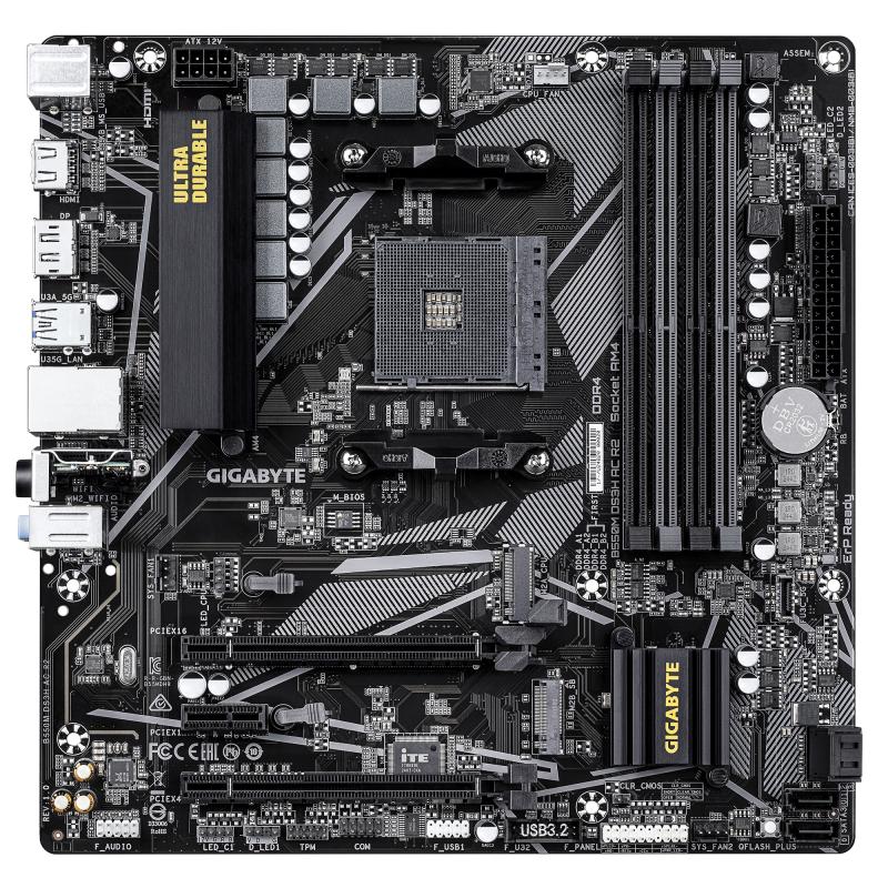 MB GIGABYTE B550M DS3H AC R2 AM4 MB GIGABYTE B550M DS3H AC R2 AM4