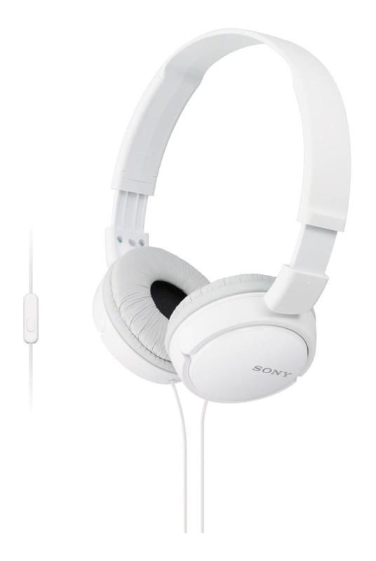 HEADPHONES SONY MDRZX110AP WHITE