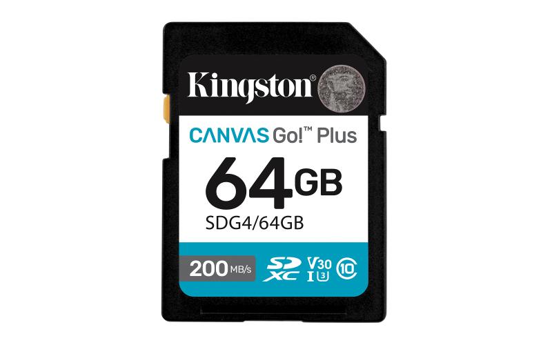 64GB SDXC Canvas Go Plus Gen4 200MB/s C1