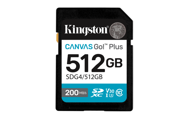 512GB SDXC Canvas Go Plus Gen4 200MB/s C