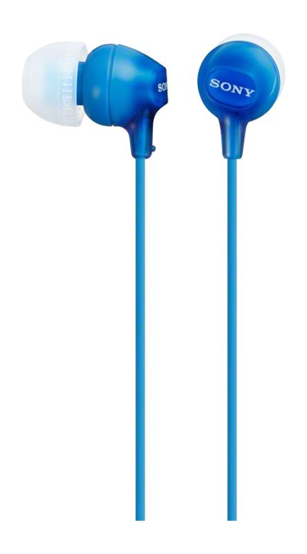 HEADPHONES SONY MDR-EX15 AP BLUE