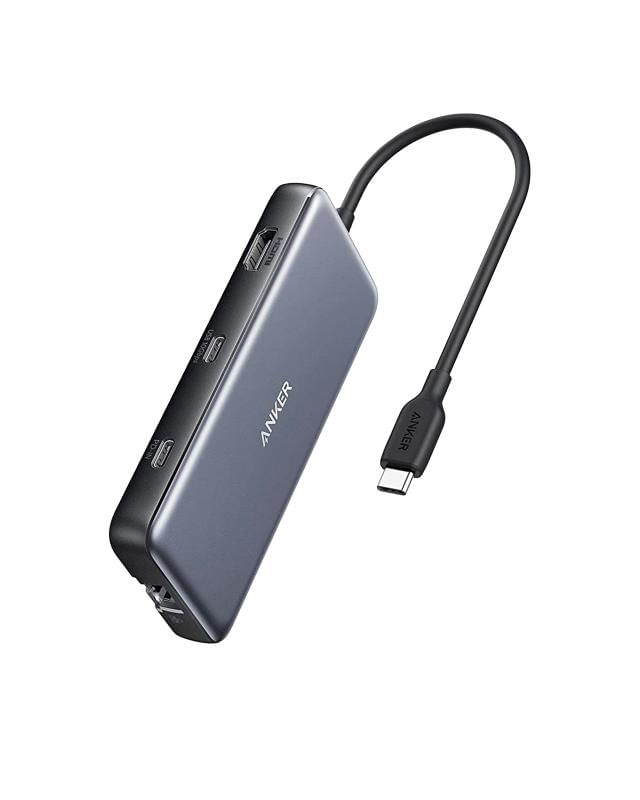 Hub 555 USB-C 8 in 1 Anker, gri - 0 | YEO