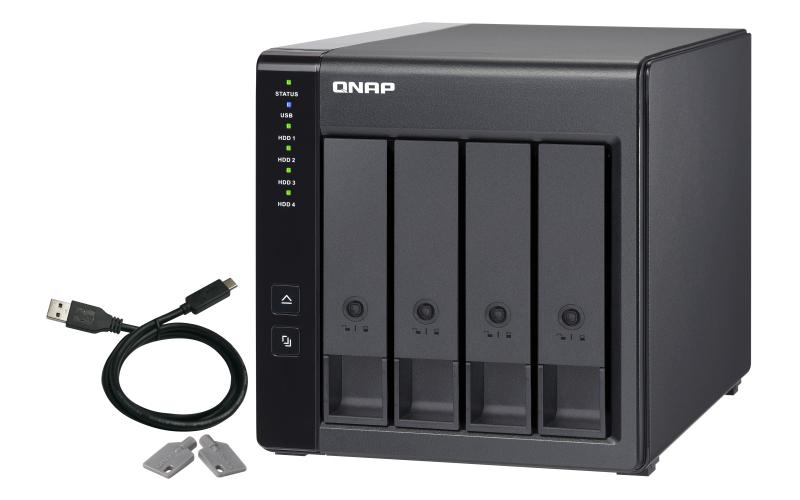 EXT USB QNAP TR-004 4BAY SATA TWR EXT USB QNAP TR-004 4BAY SATA TWR