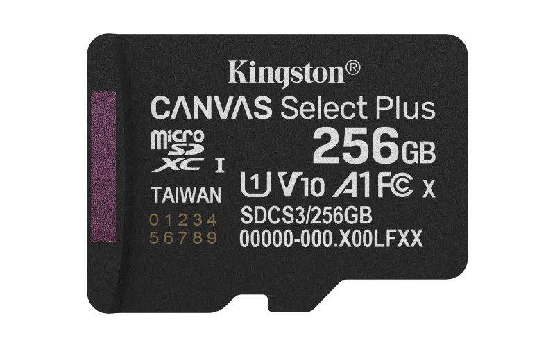 256GB micSDXC Canvas Select Plus Gen3 15