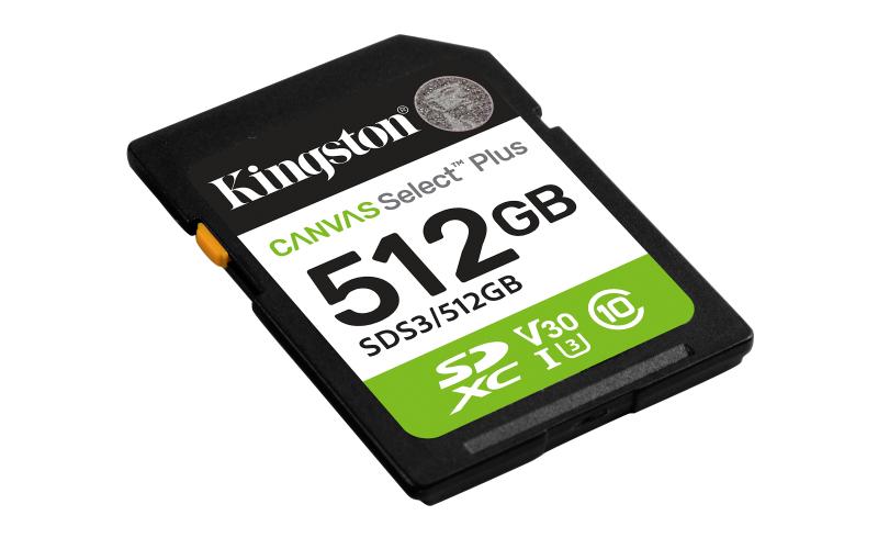 512GB SDXC Canvas Select Plus Gen3 150MB