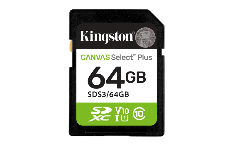 64GB SDXC Canvas Select Plus Gen3 100MB/