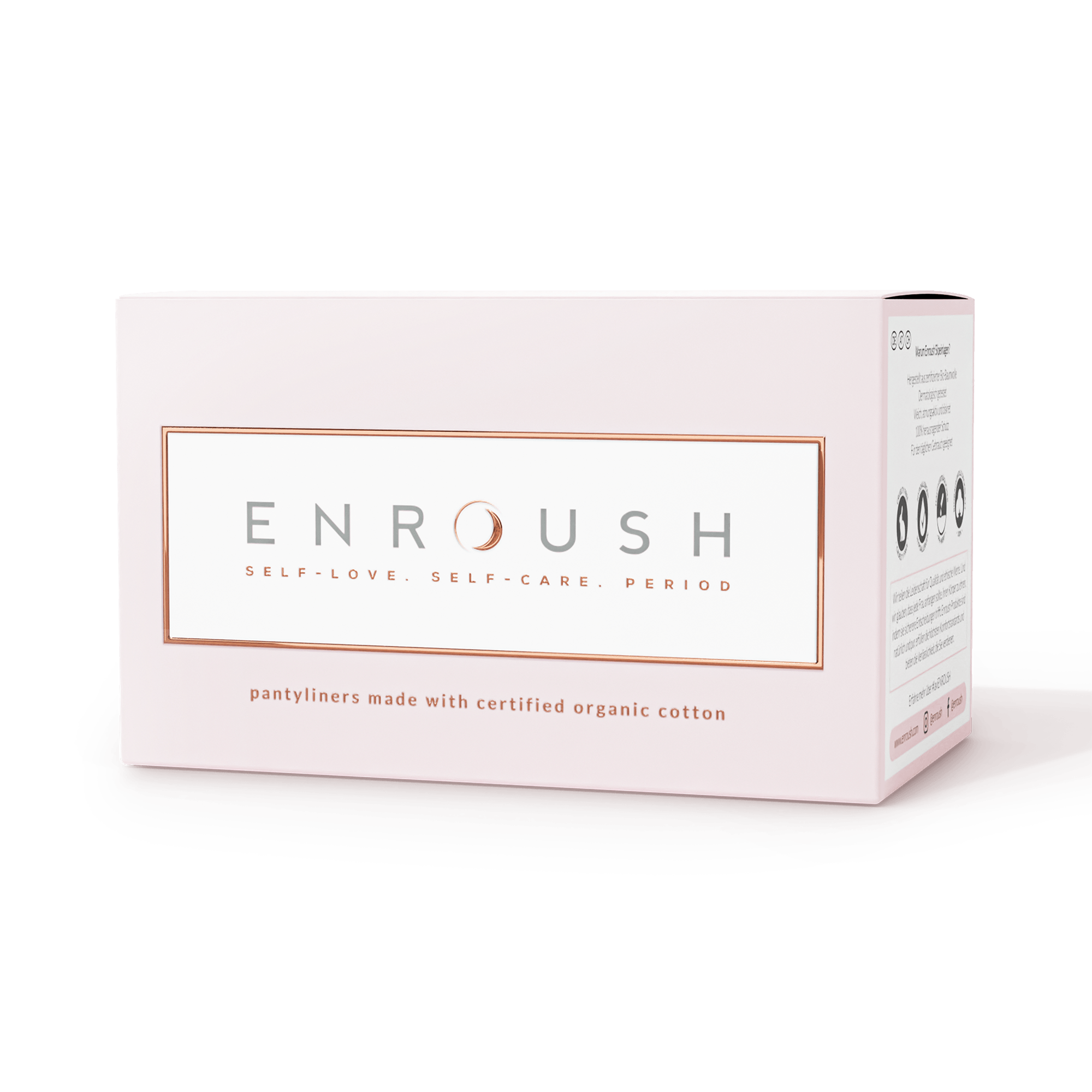 Absorbante zilnice din bumbac organic  24 buci Enroush