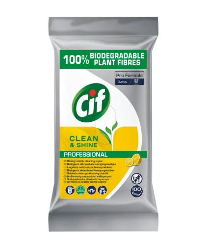 Servetele Umede Universale CIF Clean & Shine  100 Buci/pachet