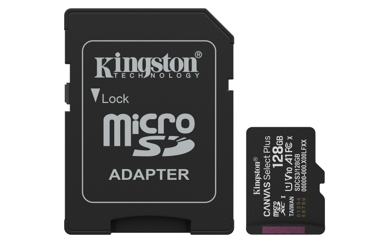 128GB microSDXC Canvas Select Plus Gen3