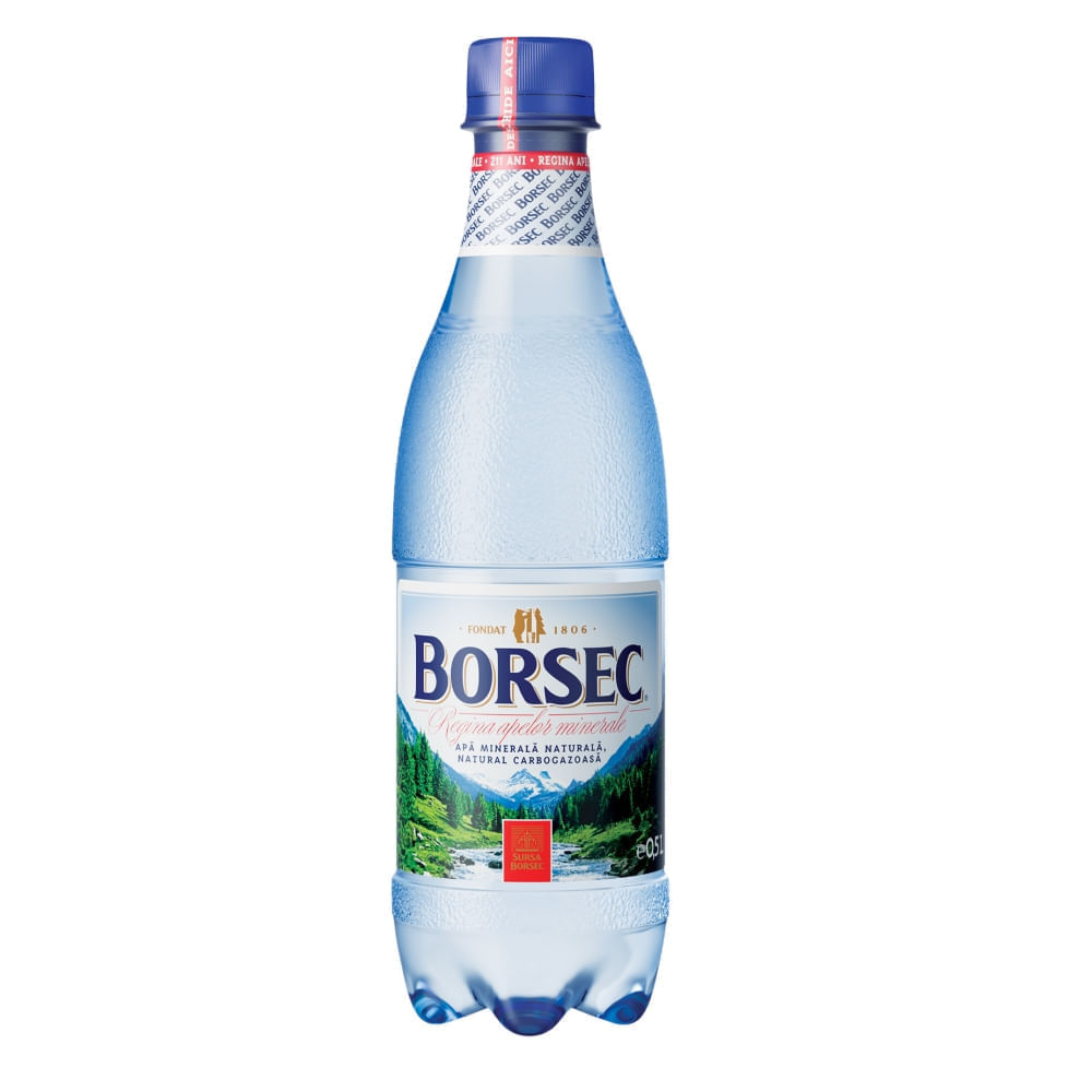 Apa Minerala carbogazoasa 0.5L Borsec