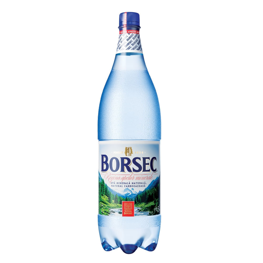 Apa minerala carbogazoasa Borsec 1.5l
