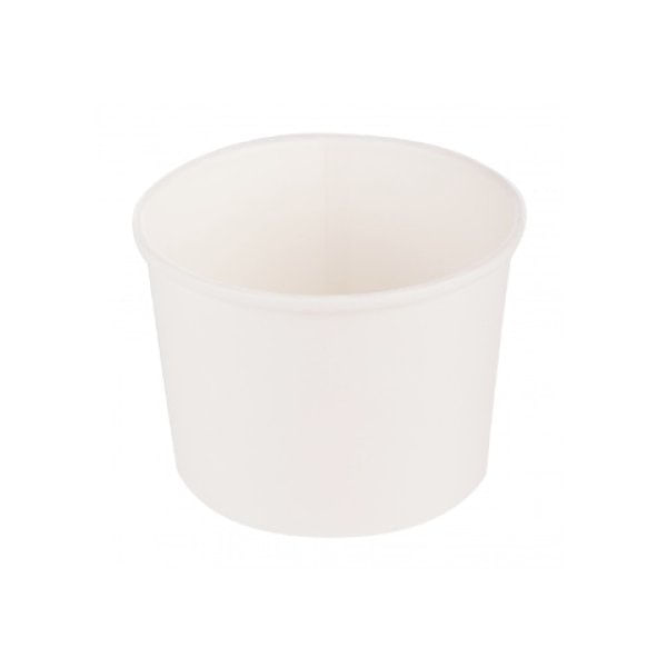 Bol sup biodegradabil din carton i PLA  eco, compostabil, 480 ml, 25/SET