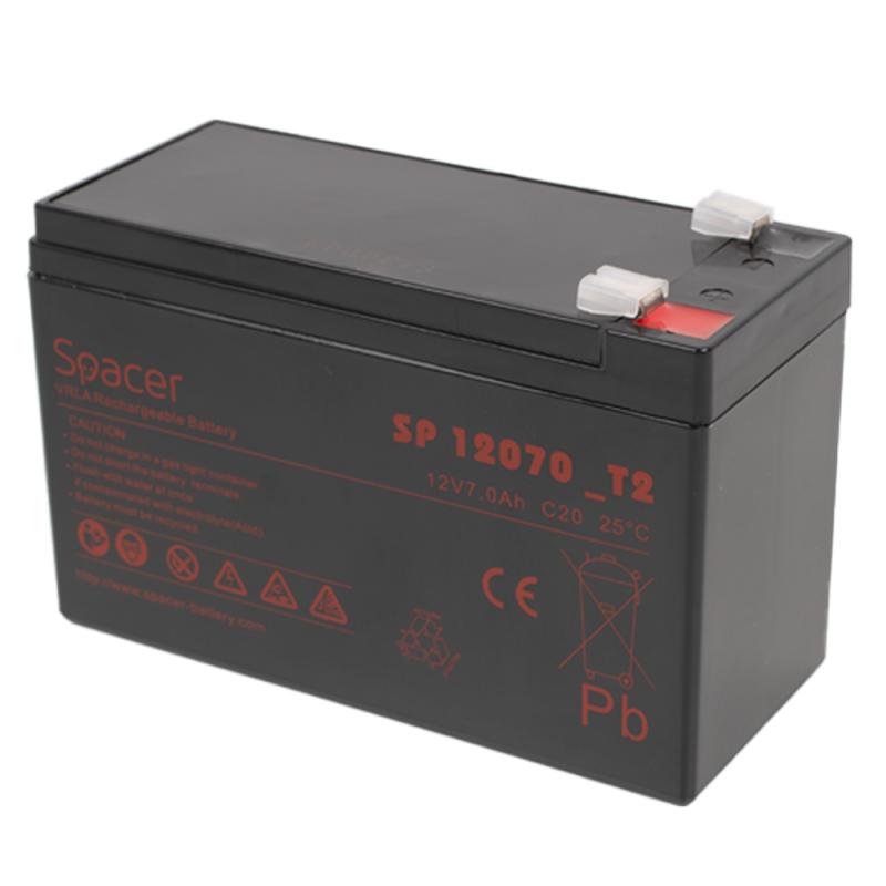 SPC ACUMULATOR UPS 12V/7Ah terminal F2