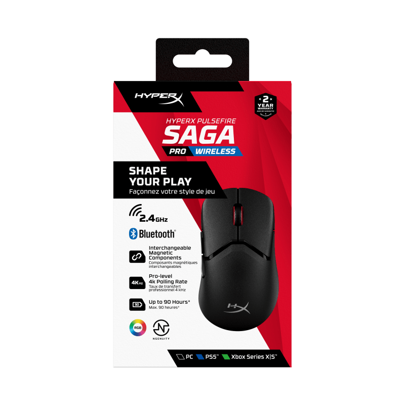 Mouse HP WS Hyperx Pulsefire Saga Pro