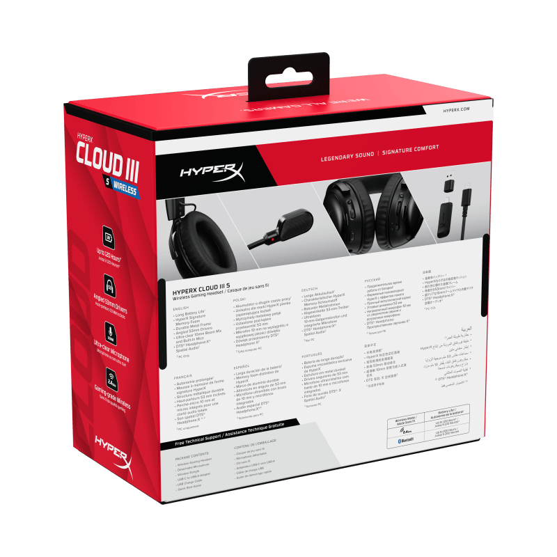Casti HP HyperX Cloud III S WS,negru