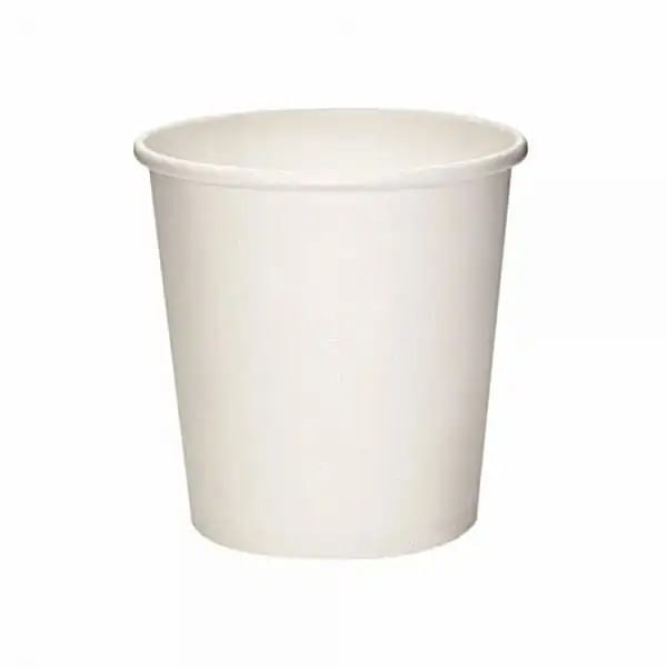 Pahar carton alb pentru ceai sau cafea 250 ml – set 50 buc