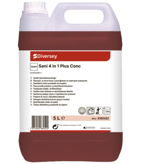 Detergent dezinfectant suprafete baie 5 L Taski Sani 4 in 1