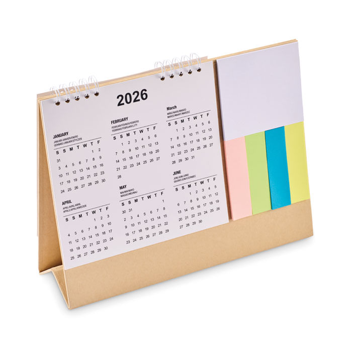 Calendar de birou cu memopad