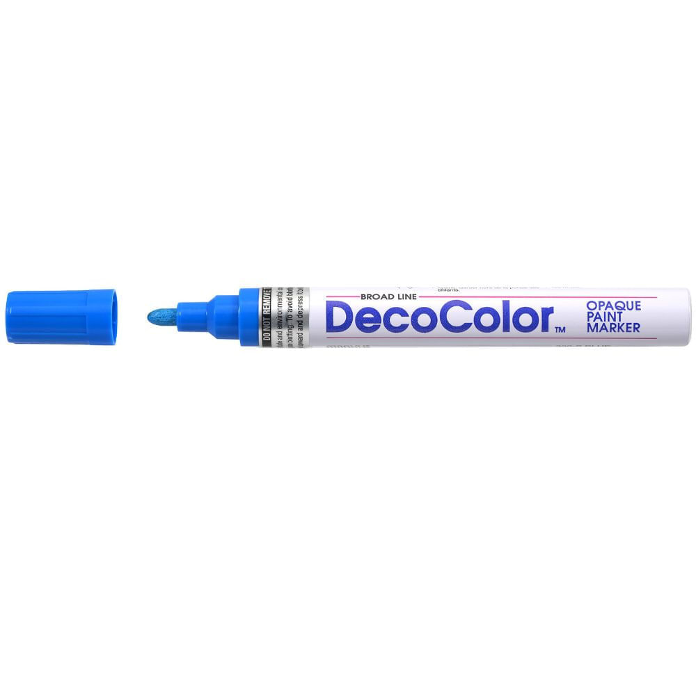 Marker cu vopsea Uchida DecoColor 300 varf rotund 2-3 mm albastru