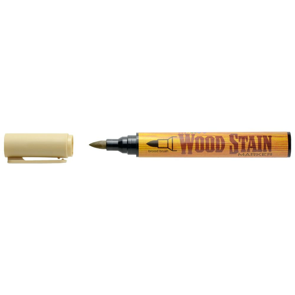 Marker permanent pentru lemn Unchida 810 varf gros nuc