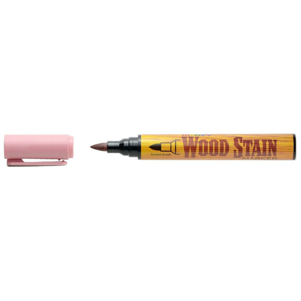 Marker permanent pentru lemn Uchida 810 varf pensula  cires