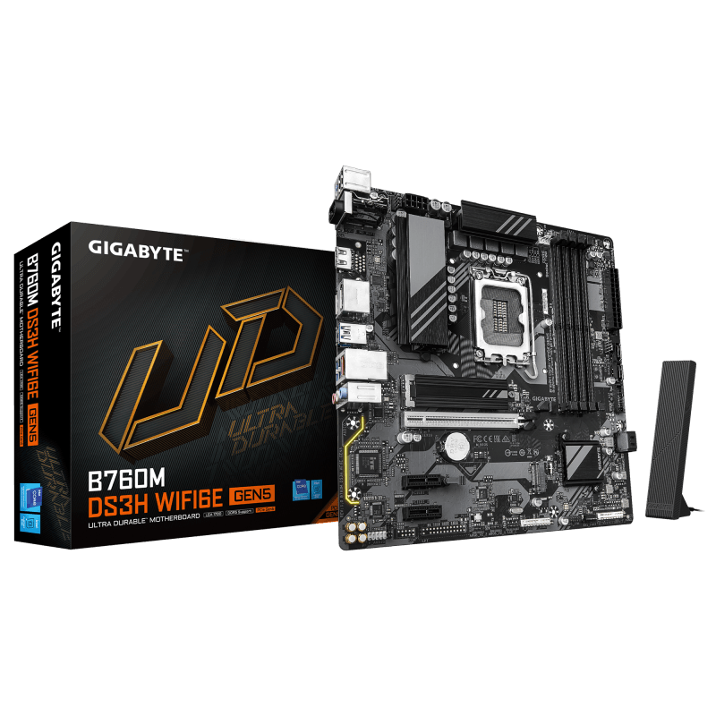 MB Gigabyte B760M DS3H WIFI6E GEN5