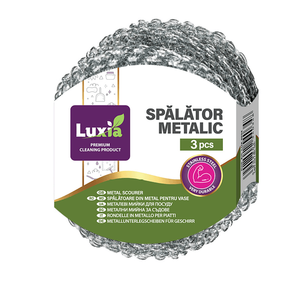 Burete metalic pentru vase Luxia 3 buc/set