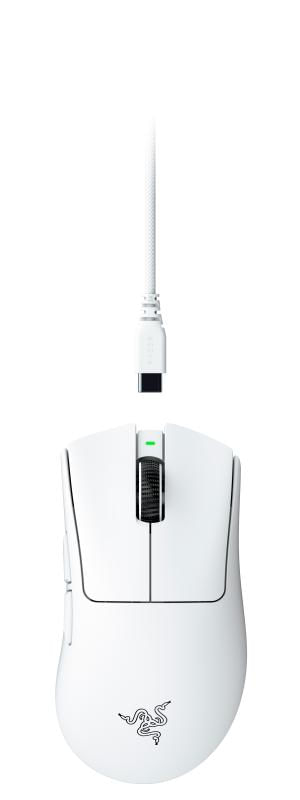 Mouse Razer DeathAdder V4 Pro, alb