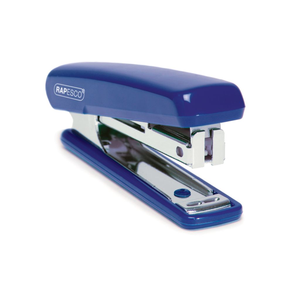 Capsator hartie 10 coli plastic caspe Nr 10 Rapesco Capsator plastic Rapesco nr.10 10 coli albastru plus 1000 capse 10/4