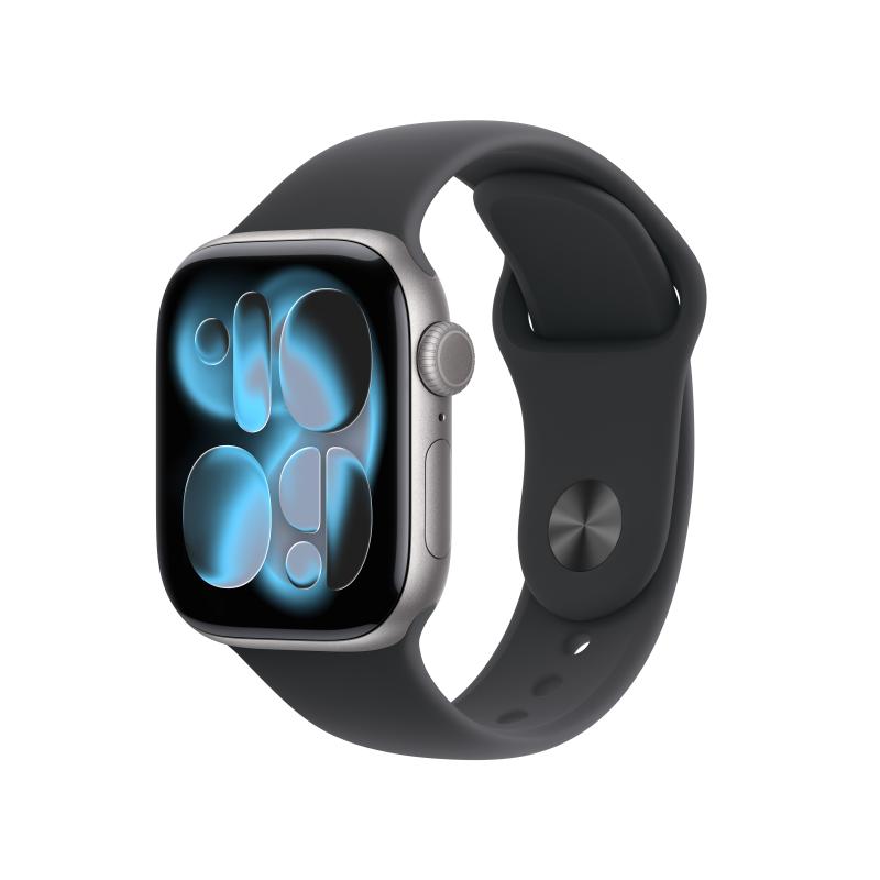 AW S11 42 GPS SpaceG Alum Black Band S/M