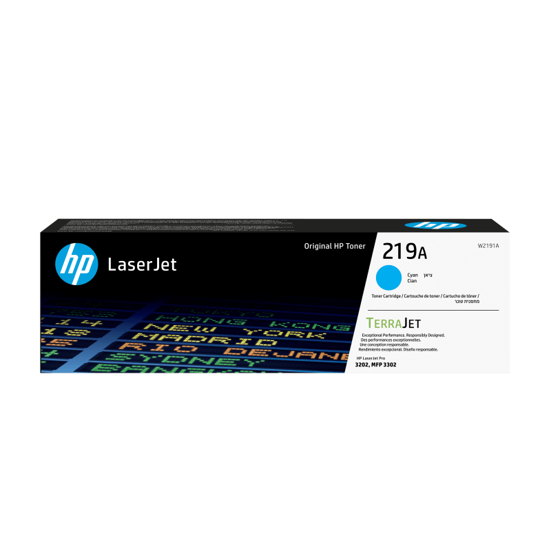 HP W2191A 219A CYAN TONER