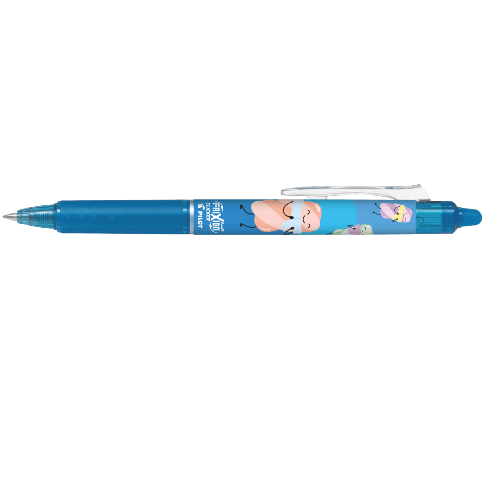 Roller Pilot Frixion Clicker Fancy 0.7 mm varf mediu albastru corp bleu