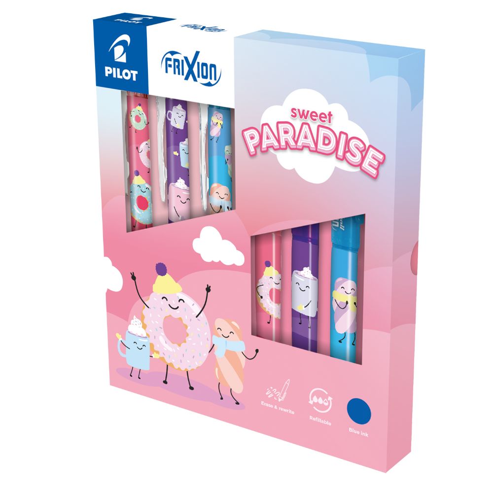 Set collector Pilot Frixion si Clicker Fancy 6 rollere/set