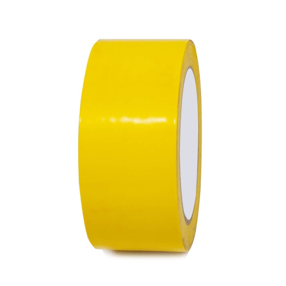 Banda adeziva galbena acrilica 50 mm x 66 m