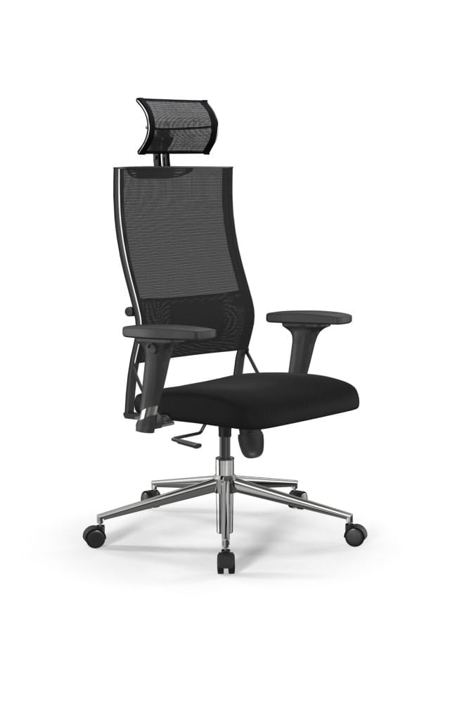 Scaun birou ergonomic negru SIT AIR-180 reglabil mesh fara cusaturi