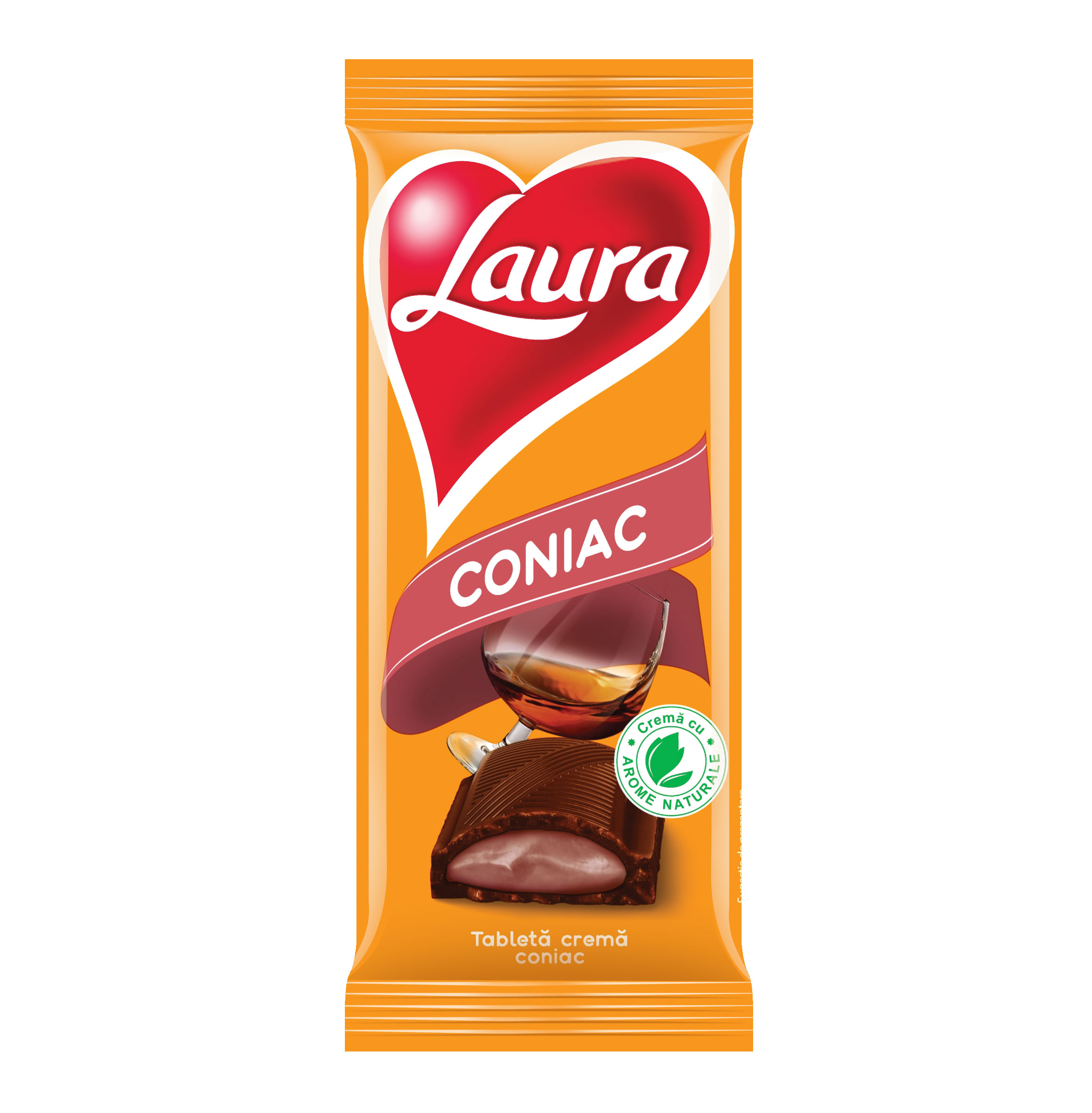 Ciocolata Laura cu crema de coniac 92 g