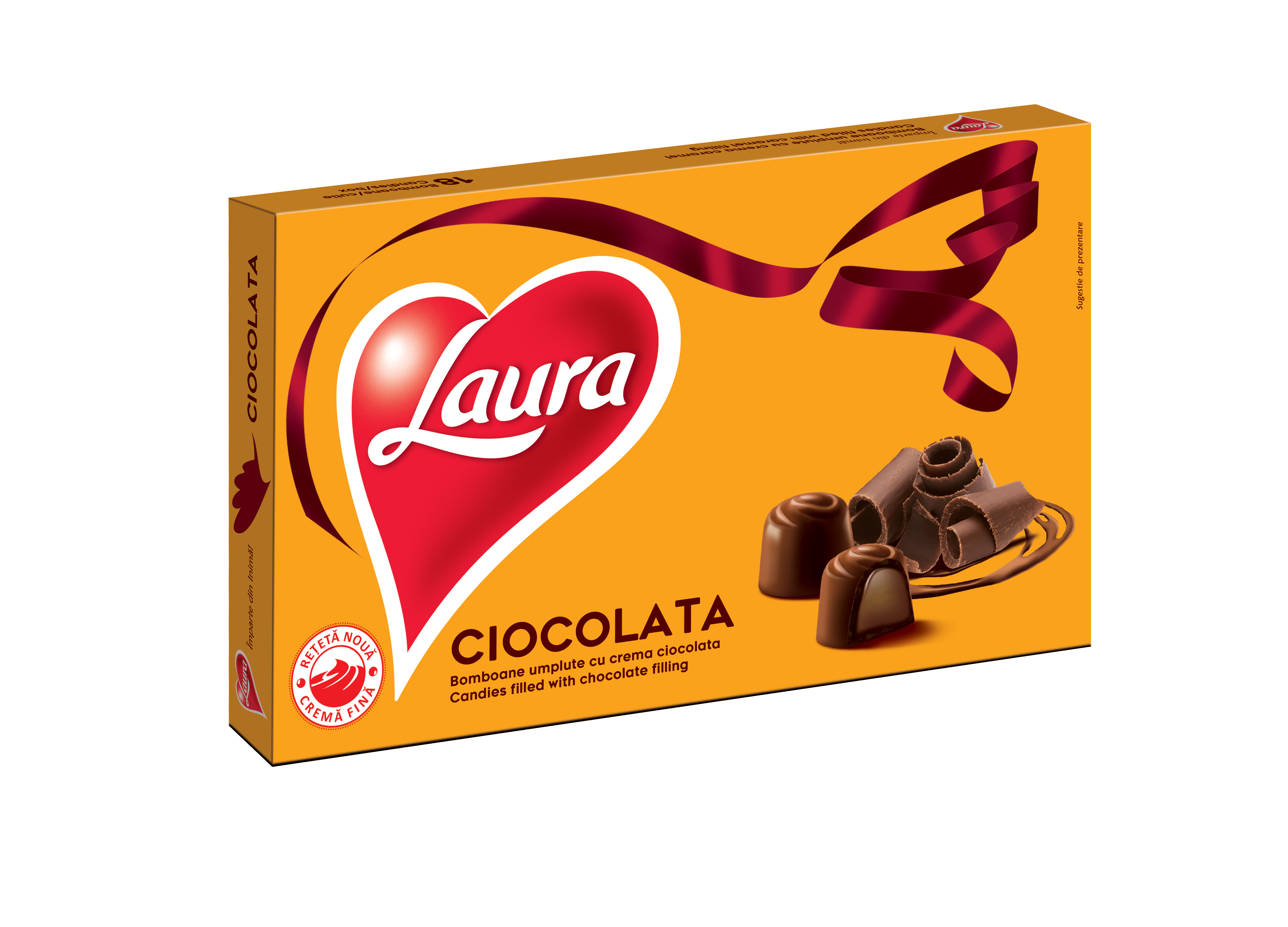 Bomboane cu ciocolata Laura 138 g