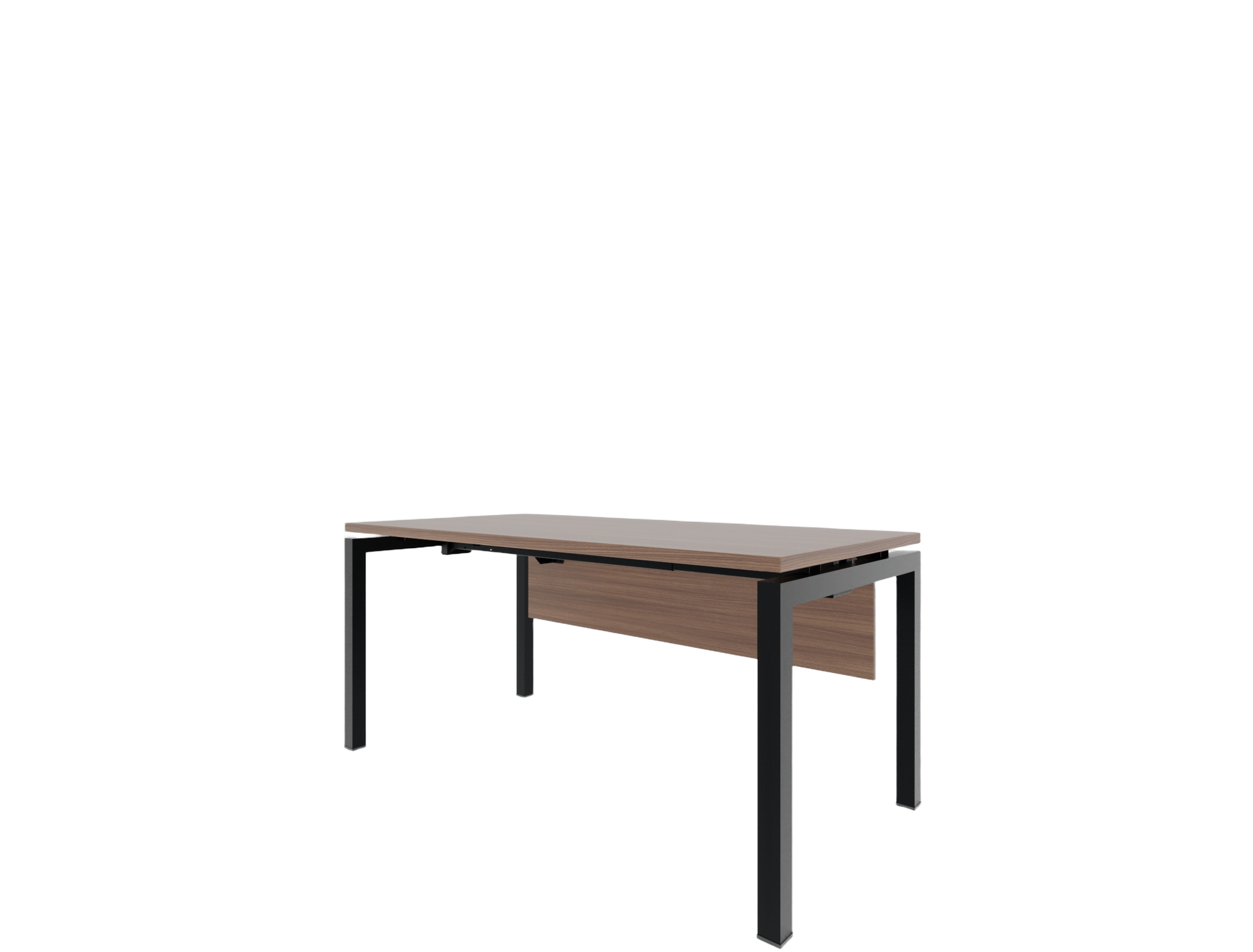 Birou operational Radical PAL nuc Milano/negru 140x80x75 cm