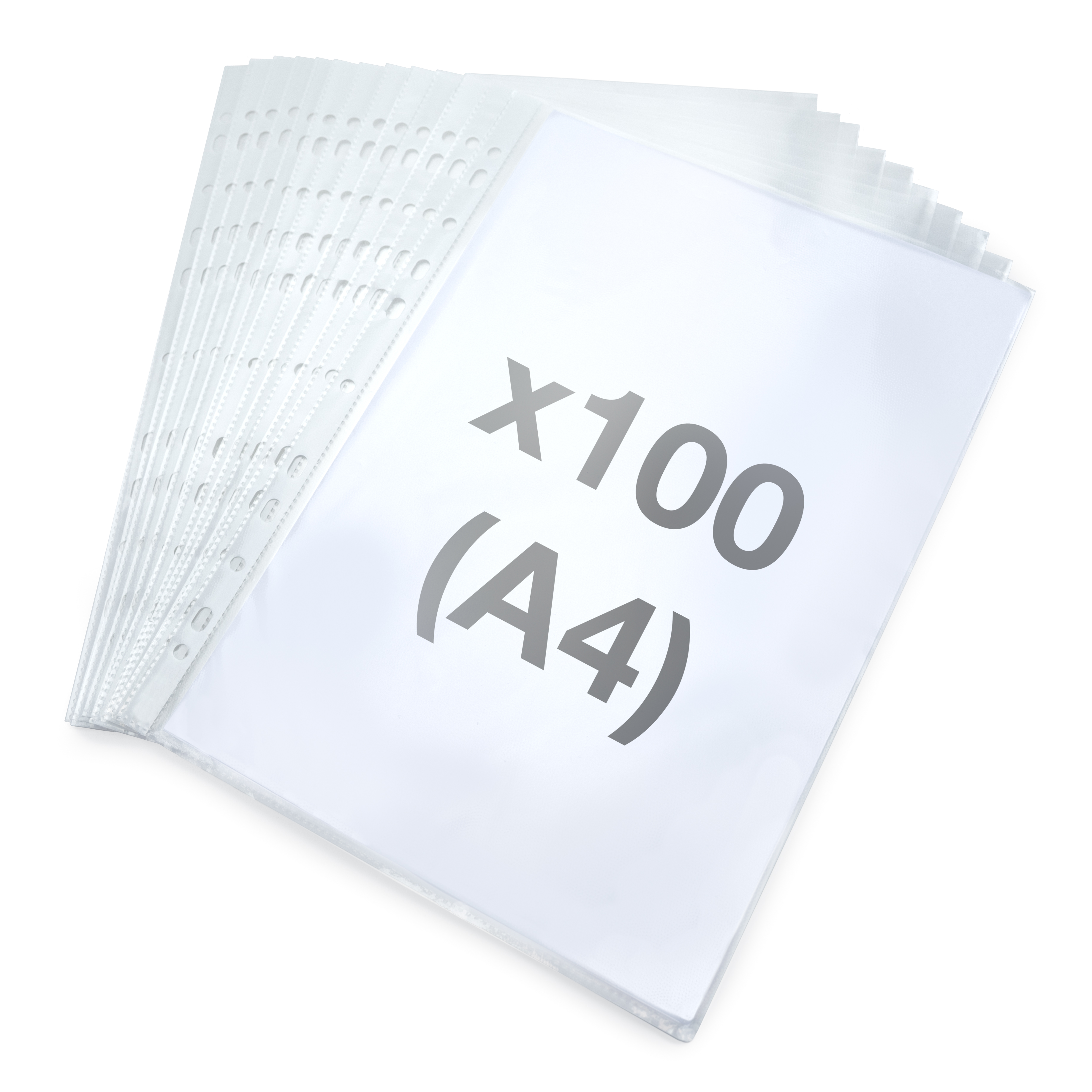 Folii protectie A4 plastic reciclat 60 microni 100 bucati/set Rapesco